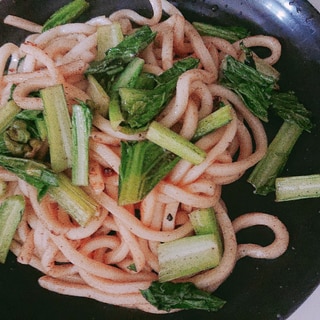 中華ドレッシングで焼きうどん